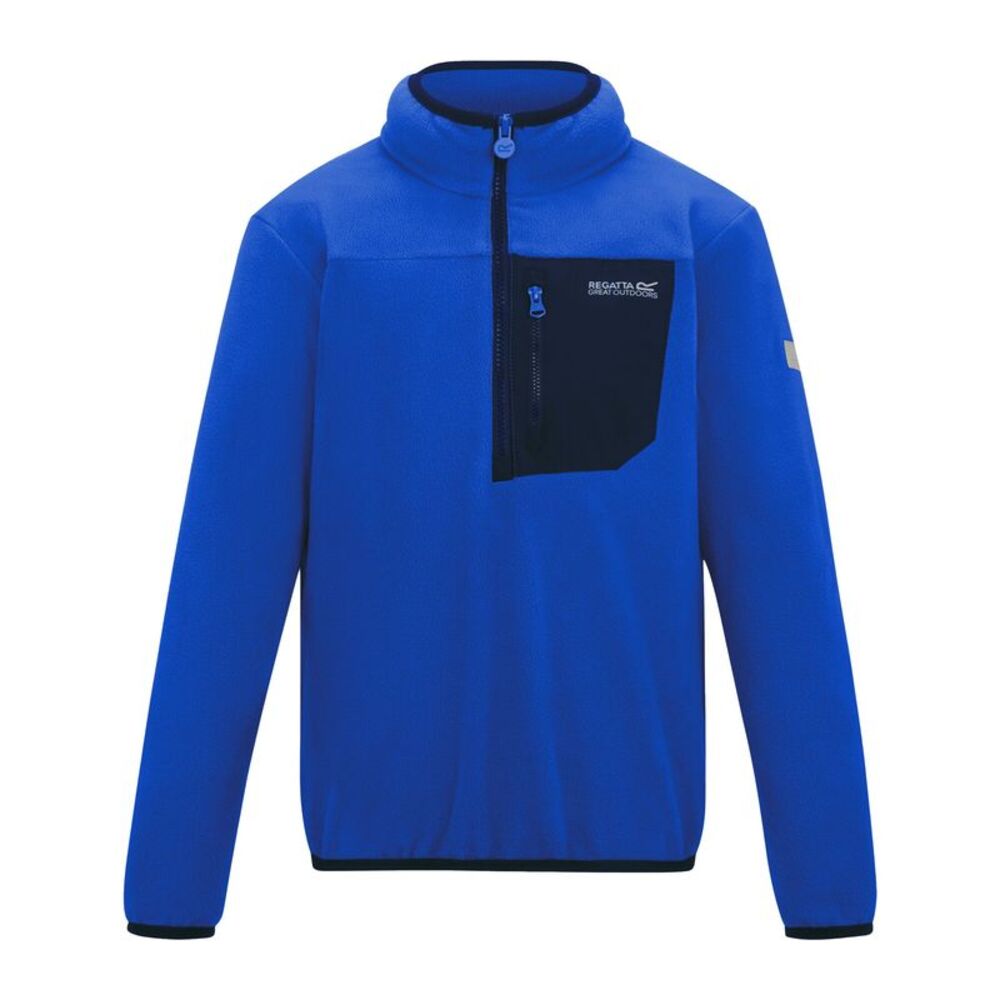 Regatta Childrens/Kids Frankie Half Zip Fleece Top / Olympian Blue